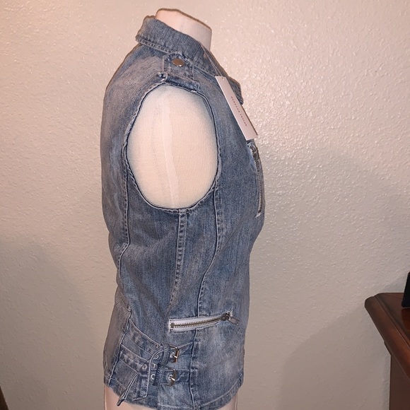 Rebecca Taylor denim vest NWT - Picture 4 of 7